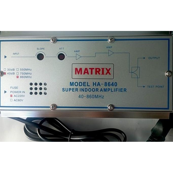 Rf Booster Amplifier Ha8640 Matrix Indoor
