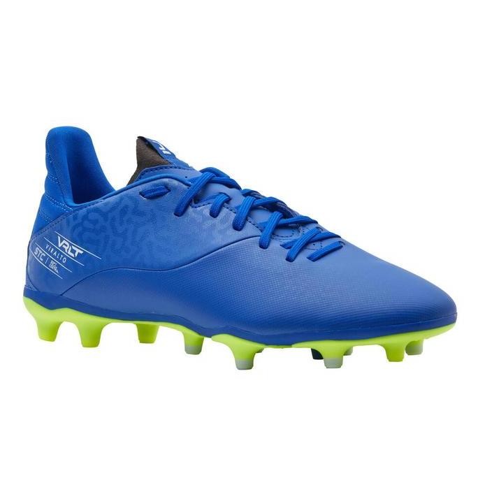 DECATHLON KIPSTA Sepatu Bola Viralto I FG - Biru/Kuning - 8787338