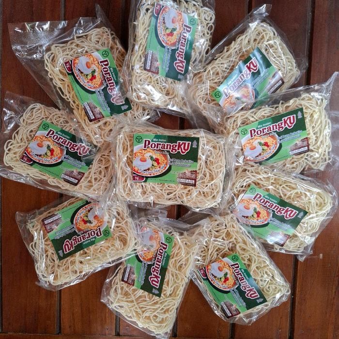 

ES 10 Bungkus Mie Instan PorangKU | Mie Sehat Tanpa Pewarna Makanan, Pengawet dan MSG mie porang