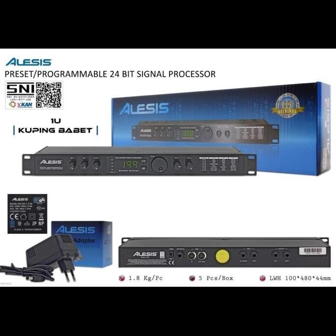 Effect Vocal Alesis Microverb 4 Grade A ( Made In Taiwan ) Kuping Besi
