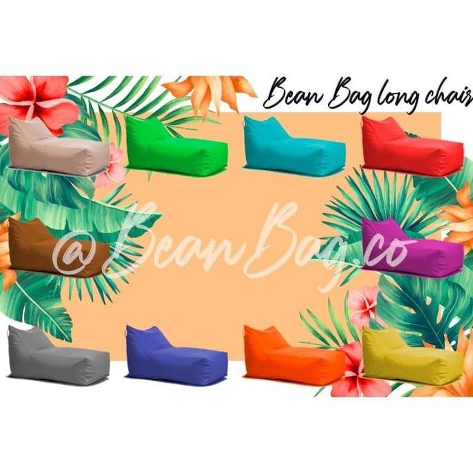 NEW - Cover Bean Bag Long Chair Murah Meriah + WATERPROOF.