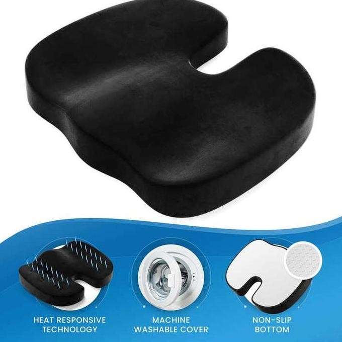 TERLARIS - Bantal Duduk Alas Kursi Kerja Kantor Orthopedic Seat Cushion U Shaped - Bantal Bokong Pan