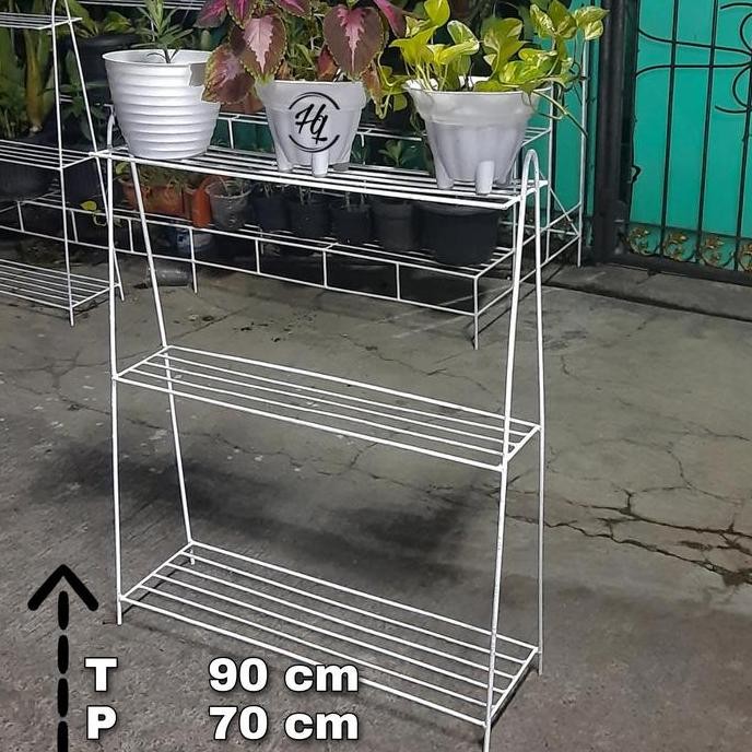 PROMO - RAK BUNGA BESI/RAK SERBAA MINIMALIS