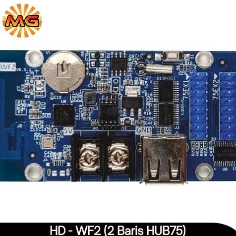 DA47 }} CONTROLLER MODUL HD-WF2 HUB 75 P10 RUNNING TEXT FULL COLOR KONTROLER