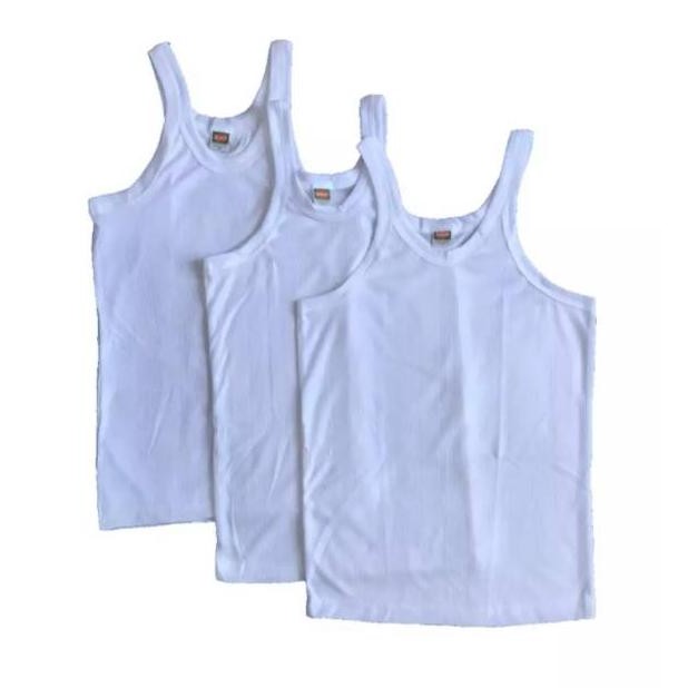 Baru - 3 PCS Singlet Kaos Dalam Pria Kaos singlet Pria RIKI 