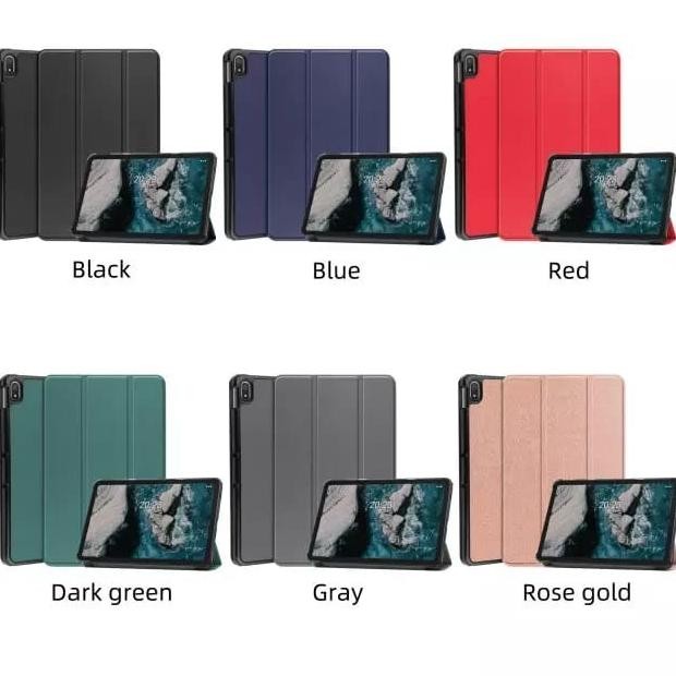 Premium Nokia T21 Nokia Tablet T21 Smartcase Flipcover Stand Trifold Cod