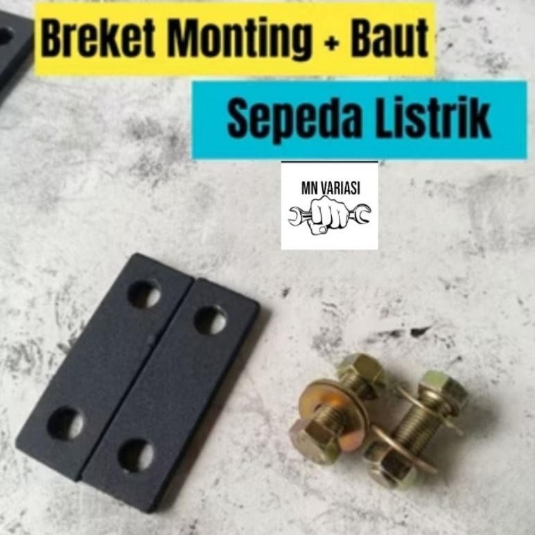 Promo Breket Monting Sepeda Listrik Plus Mur Baut Gratis Ongkir