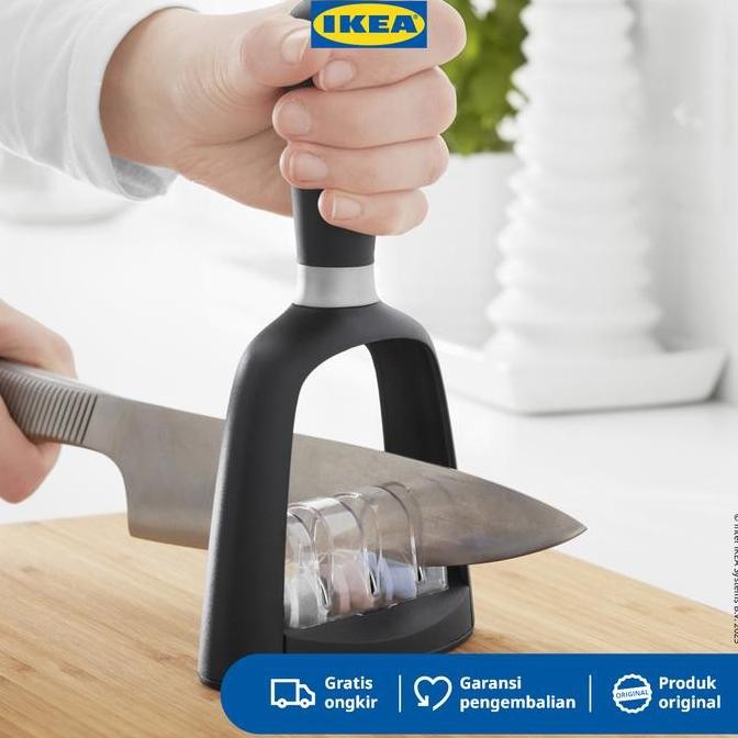 TERBARU - IKEA SKARANDE Pengasah Pisau Hitam Berkualitas