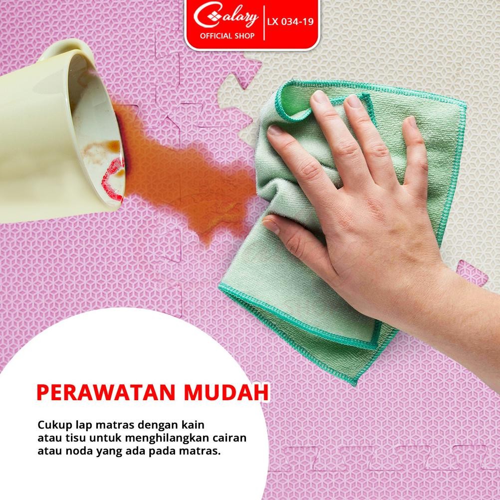 Fsd-34 Matras Puzzle Eva 30X30Cm 10Mm Alas Puzzle Eva Mat Empuk Bermain Tidur Anak Karpet Bongkar Pa