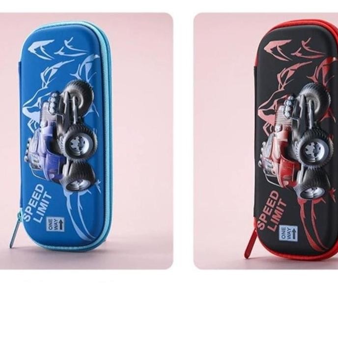 Kotak Pensil Mobil 3D Timbul Kotak Pensil Dinosaurus Astronot Tempat Pensil 3D Kado Ultah Anak cowo 