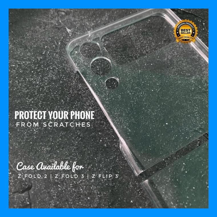 (Terbaru) Z Flip 3 Clear Case Z Fold 3 | Z Fold 2 Bening Transparan Hardcase Bestseller