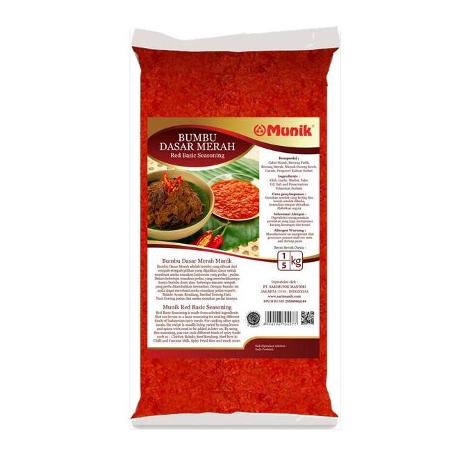 

Bumbu Munik Bumbu Dasar Merah - 1000Gr