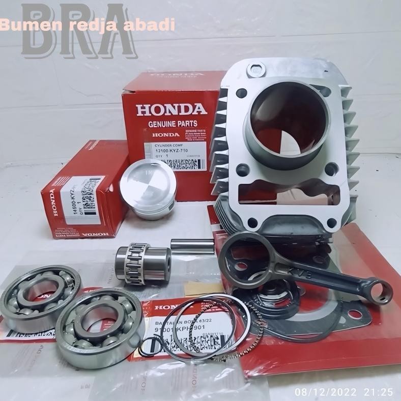 Blok Seher Cilynder KYZ + Stang Seher Paketan Honda Supra X 125 Helm in Supra X 125 Fi Injeksi Blade