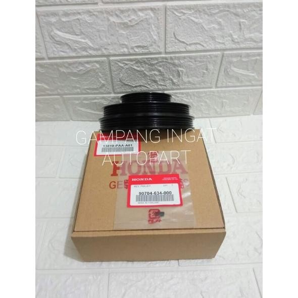 Pully Kruk As + Spi Pully Ker As Damper + Spi Pulley Crankshaft + Spi Honda Ferio City Lama Old