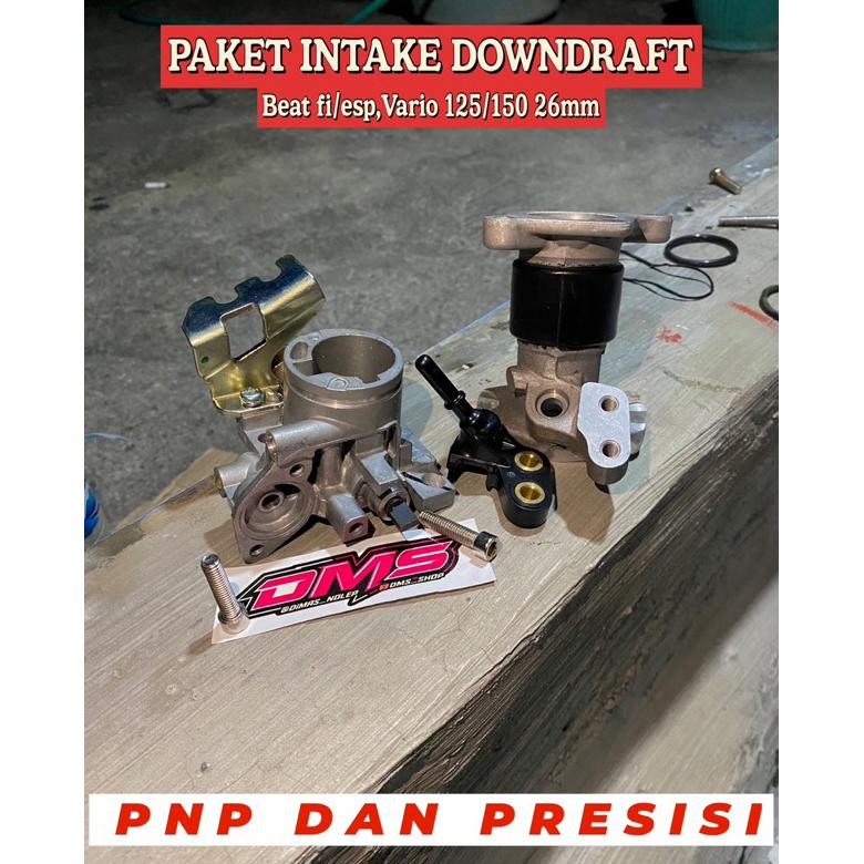 INTAKE DOWNDRAFT manifold intake downdraft intak downdraft SET vario beat scoopy