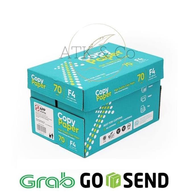 

TERMURAH - Kertas HVS F4 70gr Copy Paper 1 Dus - Khusus Gosend