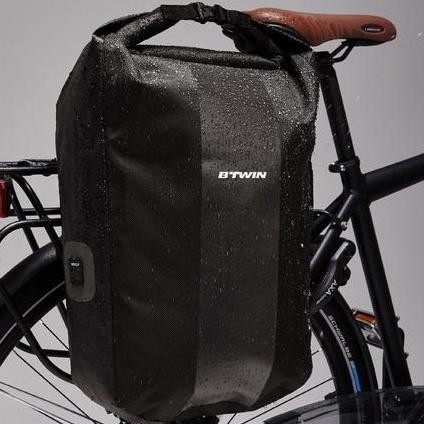Tas Sepeda Btwin Dry Bag Pannier 20L Waterproof Original Kualitas Terbaik Harga Termurah