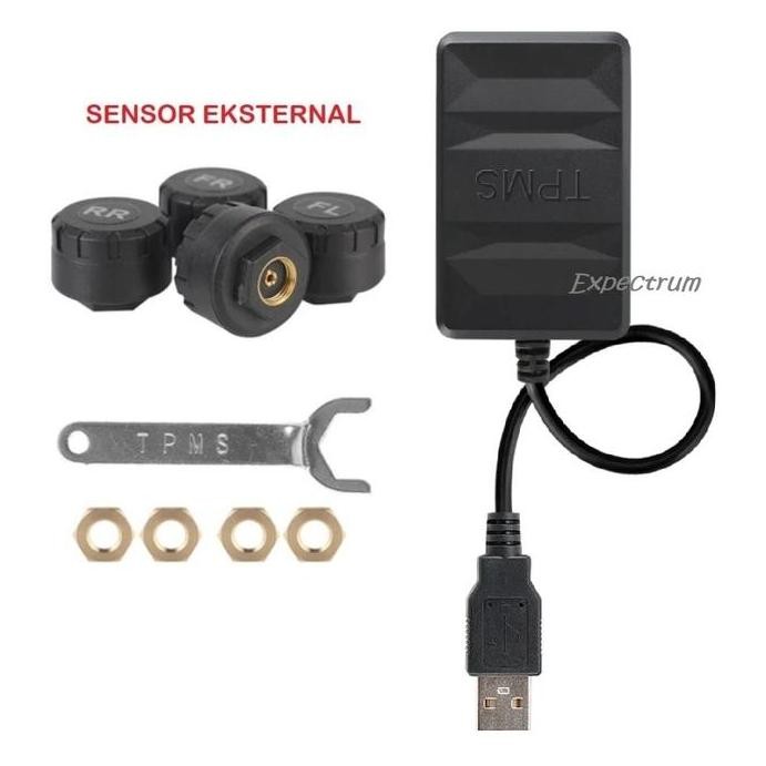 Tpms Utk Headunit Android Dgn 4 Sensor Sistem Alarm Usb Android