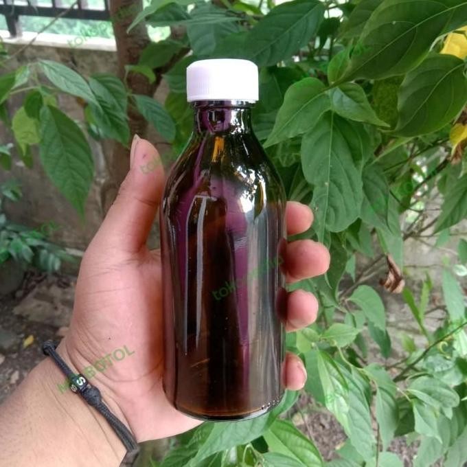(Good) BOTOL KACA COKLAT 200 ML / BOTOL COKLAT / BOTOL KACA