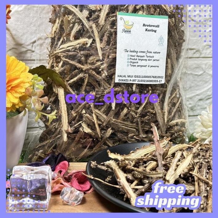 

SIMPLISIA BROTOWALI KERING BERAT BERSIH 100 GRAM BY ACE D'STORE