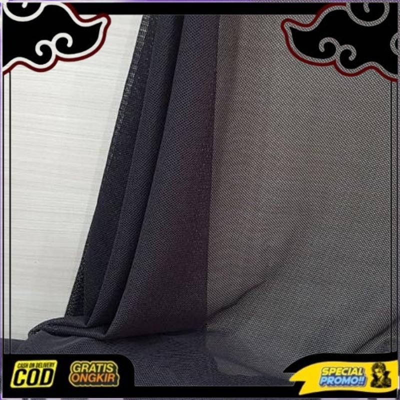 Offer Discount (Harga Per 0,5M) Kain Penutup Salon Speaker / Kain Jala Lemes Hitam / Harga Bersaing