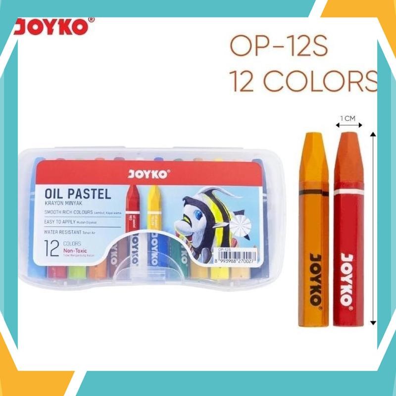 

Promo KRAYON CRAYON OIL PASTEL 12 WARNA JOYKO PYZ-64