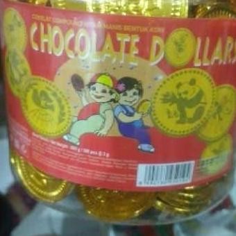 (Good) Coklat Koin Emas Dollar isi 200pcs