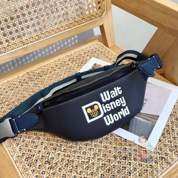 (Good) TAS CH DISNEY Charter Belt Bag 7 With Walt Disney World Motif C8509