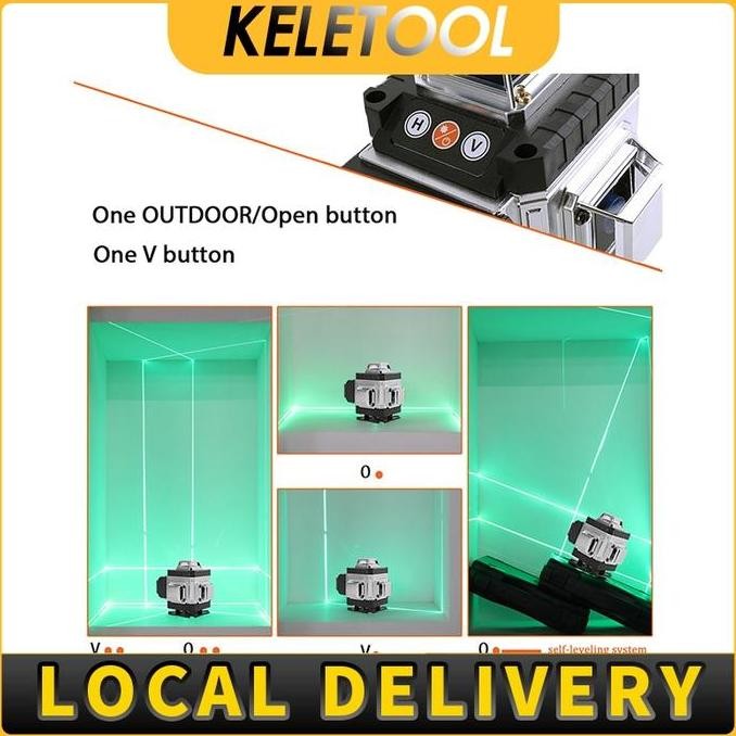 Keletool Laser Laser Sinar Uv Water Pas Laser Water Pass Laser Laser Tukang Bangunan Laser Level Lev