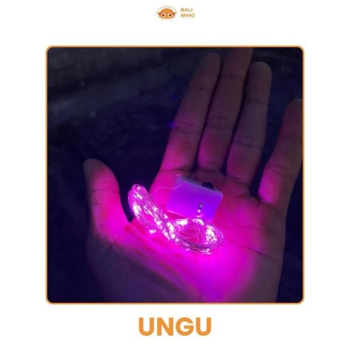 (Good) Lampu Layangan 2 meter - Lampu Layangan Kawat Baterai - Lampu Layang Layang Baterai - Lampu L