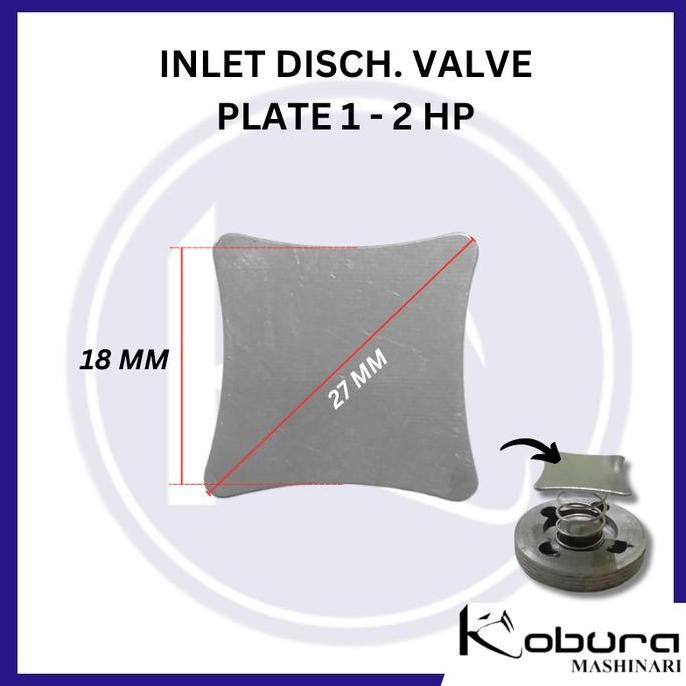 Inlet Discharge Valve Plate 1 - 2 HP Plat Klep / Valve Plate Kompresor Angin SHARK 1 - 2 HP