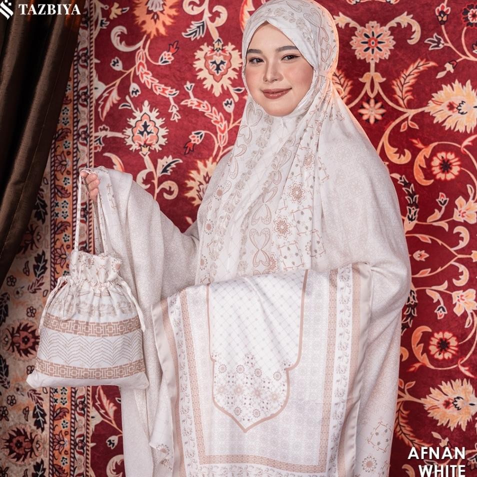 Mukena Tazbiya Afnan Series Mukena Rayon Dewasa 2In Set Sajadah Mukena Sajadah