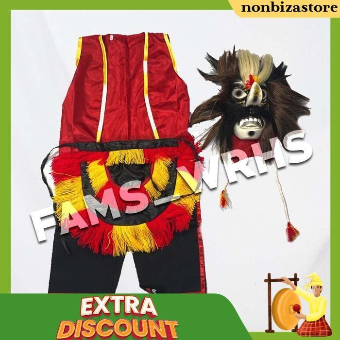 Baju Setelan Ganongan Anak Dewasa Celana Rompi Ganongan Dan Jaranan Cf 1