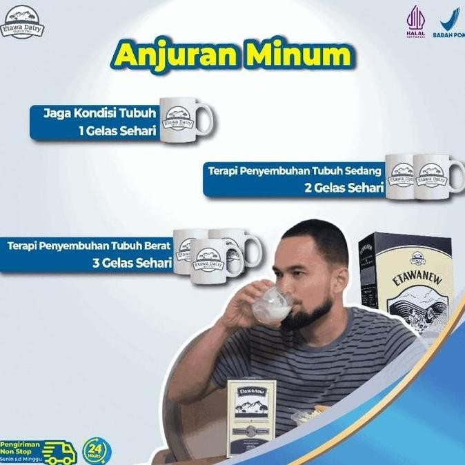 (Good) Etawanew Platinum Susu Kambing Etawa Provit Murni Kualitas Premium