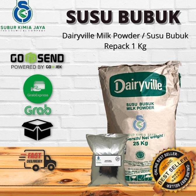 (Good) Susu Bubuk Indomilk Dairyville / Milk Powder Dairyville / Susu Bubuk Dairyville 1 KG