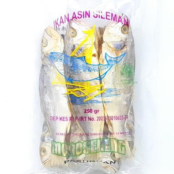 (Good) MOROSENENG IKAN ASIN SILEMAN HALAL MUI 250gr | MENTAH KHAS PASURUAN