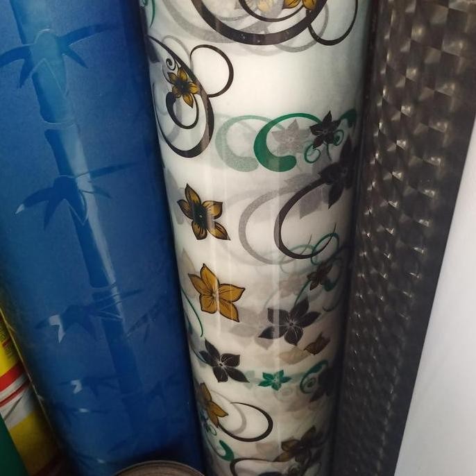 Fiber plat Motif bambu/fiber pagar/penutup pagar murah