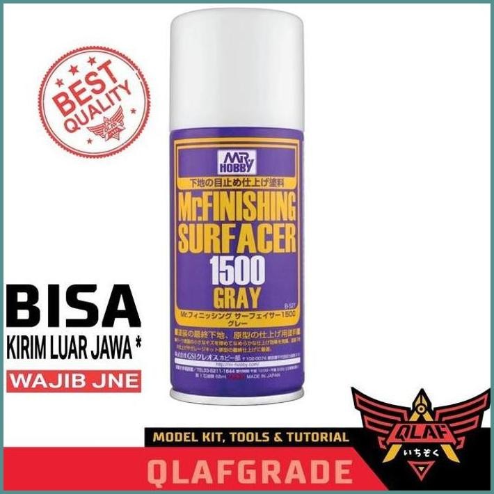 

STOCK NEW SURFACER SPRAY - MR FINISHING SURFACER 1500 GRAY - PRIMER TERLARIS