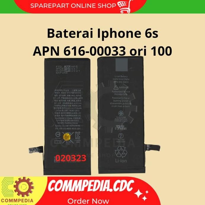 ready Baterai Iphone 6s Ori 100