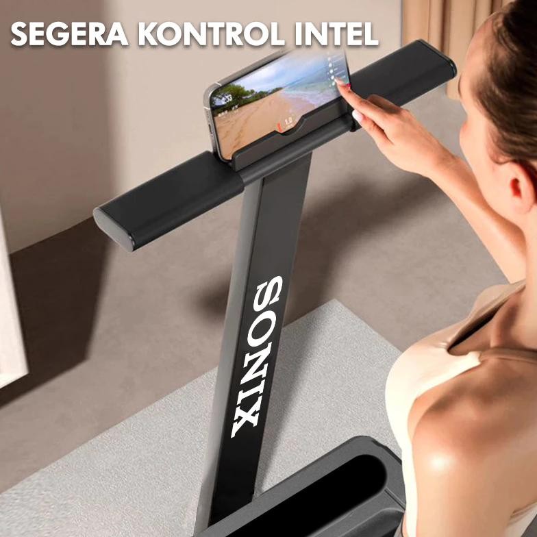Sonix T Model Treadmill Incline Sport Treadmill Sudut 8 Sudut Electric Low Watt Dapat Dilipat Runnin