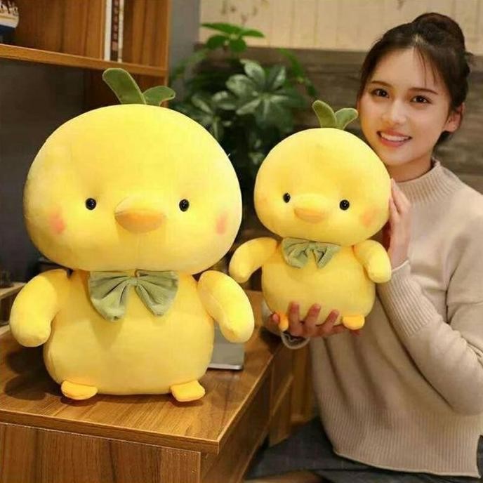 DF140 - Viral !! Boneka Bebek Kuning Lucu Boneka Bebek Korea Gemoy sni