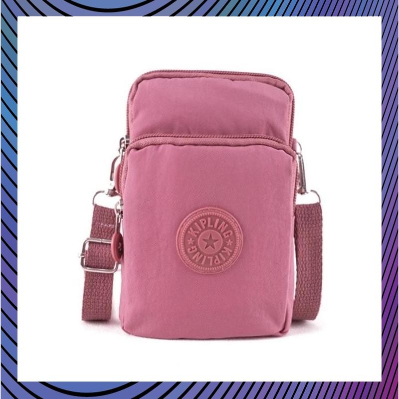 Diskon Gede Tas selempang wanita dompet hp selempang wanita nylon 3 res / KIP 2600 RJV-05