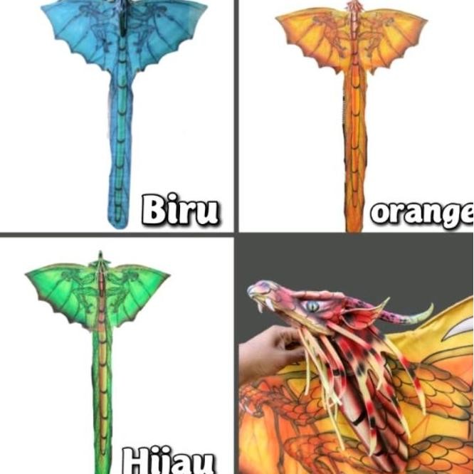 ;&;&;&;&] Layangan Naga Kain / Layang - Layang Naga / Layangan 3 Dimensi