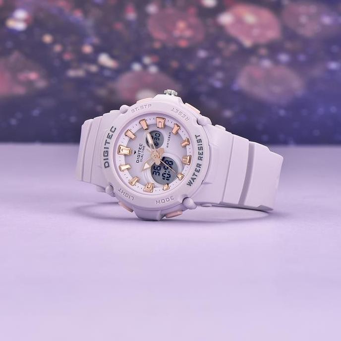 Digitec Dg-4100T - Jam Tangan Wanita - Double Time - 4100 - Original