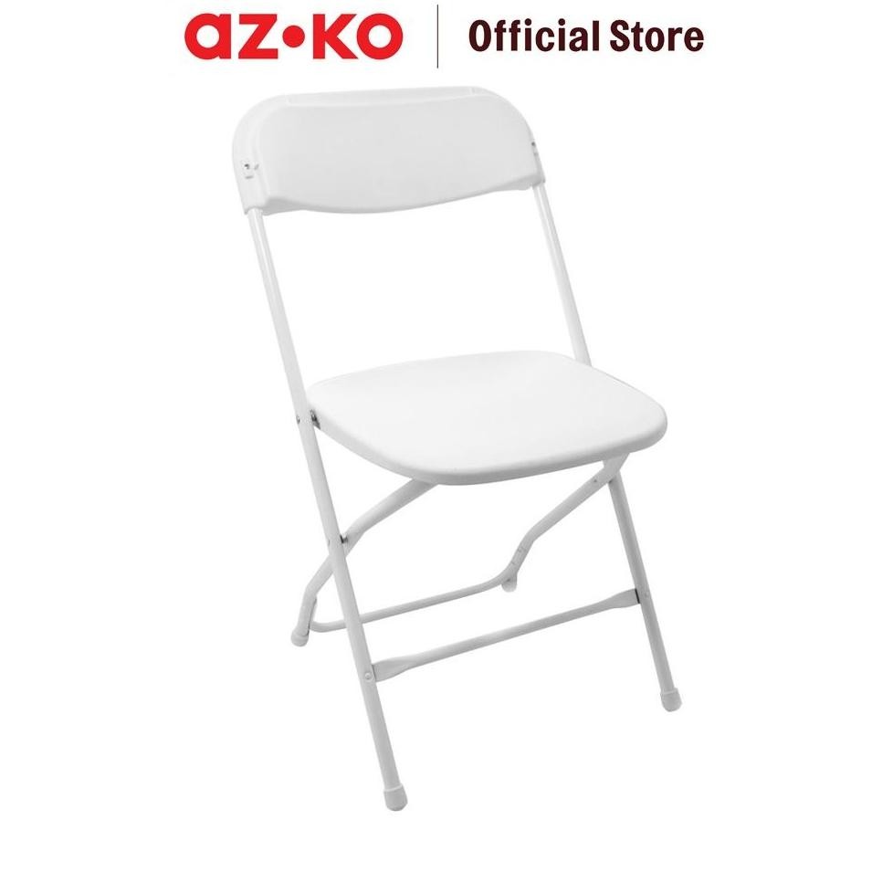 AZKO Krisbow Olympic Kursi Lipat - Putih Foldable Multifunction Chair Tempat Duduk Lipat Serbaguna F