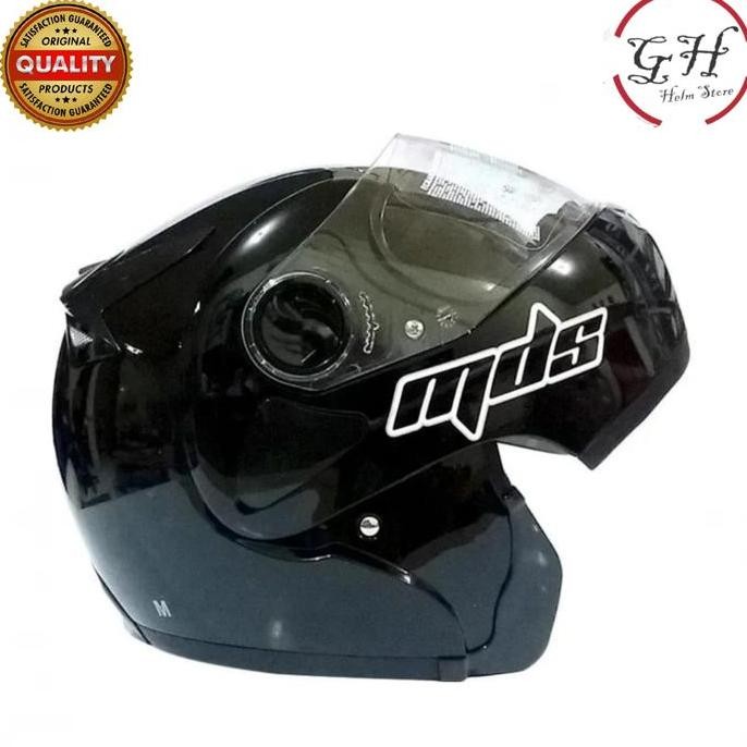 Helm Mds Pro Rider Modular Hitam TF