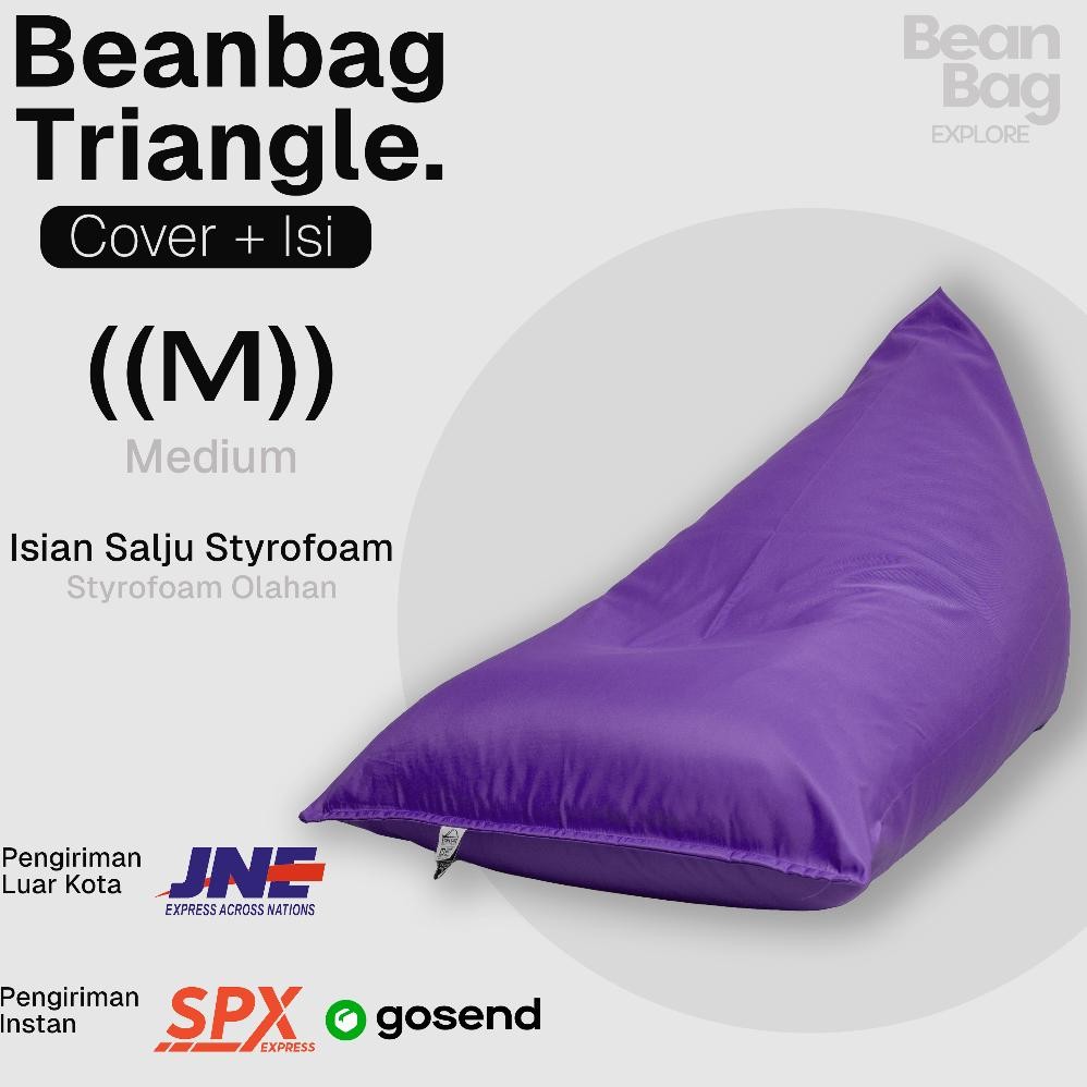 BEAN BAG EXPLORE | BEAN BAG WATERPROOF PLUS ISI - BEAN BAG DEWASA - BEANBAG- KURSI MILENIAL - KURSI 
