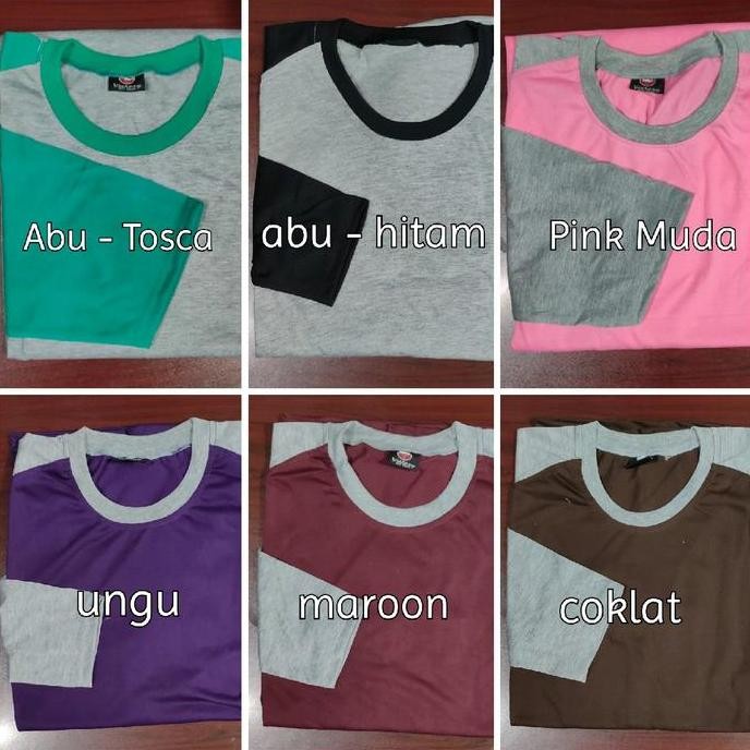 KAOS RAGLAN SUPER JUMBO LD 140 150 BIG SIZE