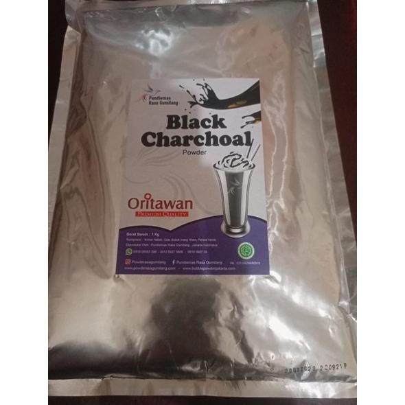 Black Charcoal Powder