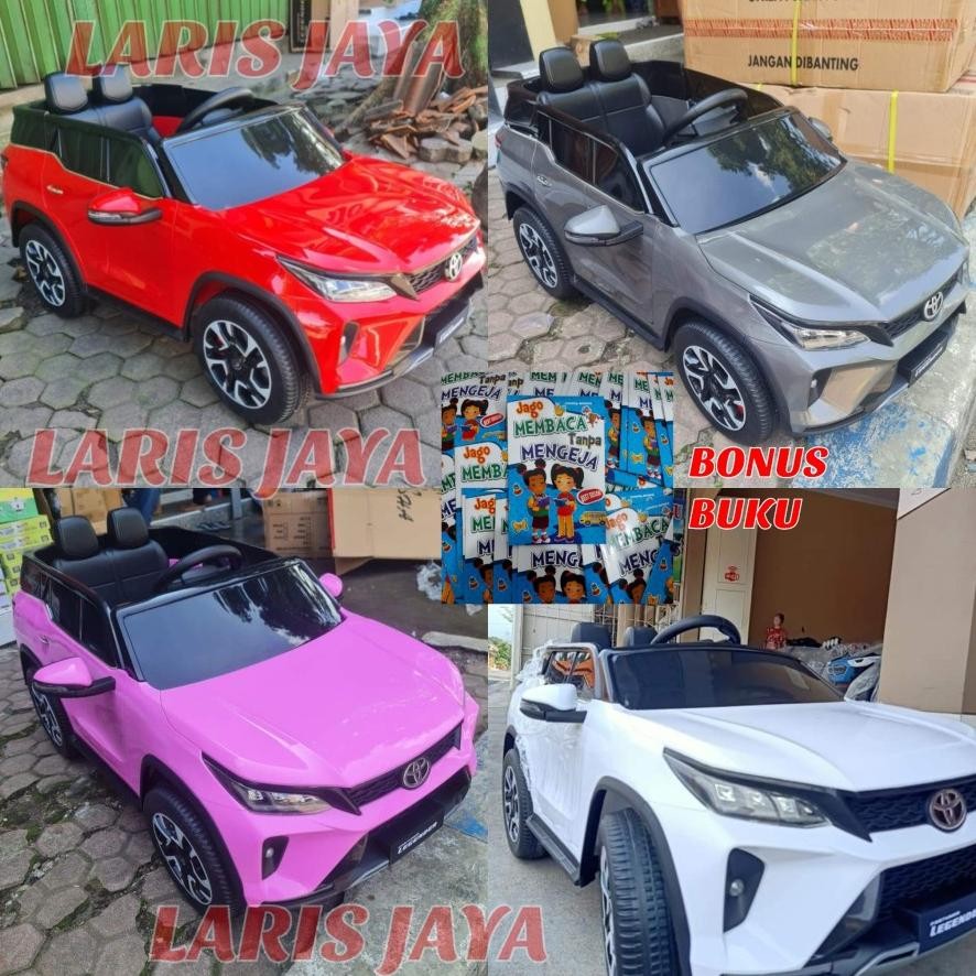 mainan Mobil aki anak toyota fortuner legender pmb m7588 PMB M-7588 mobil mainan anak pakai aki pmb 